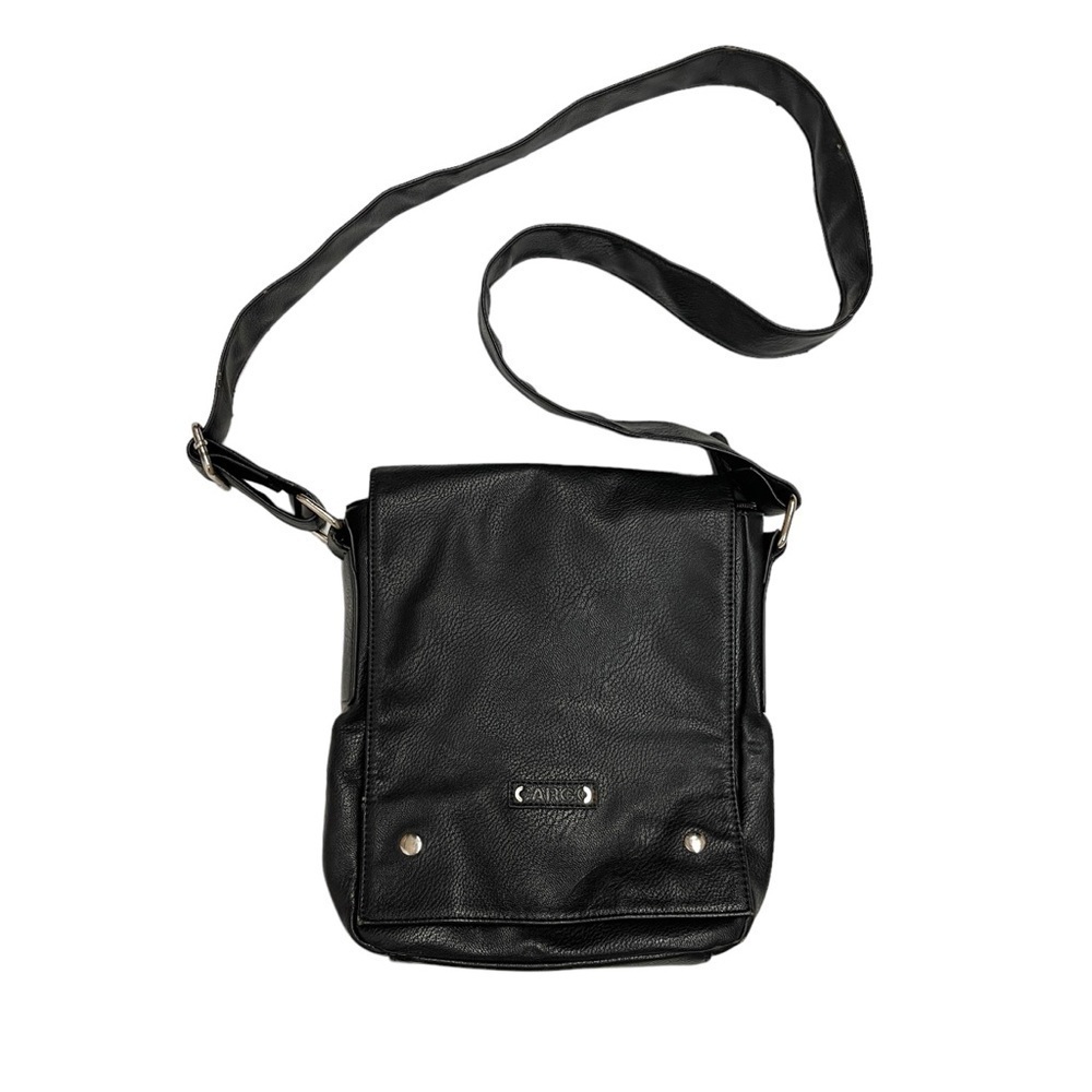Cargo messenger bag crossbody bag black utility bag